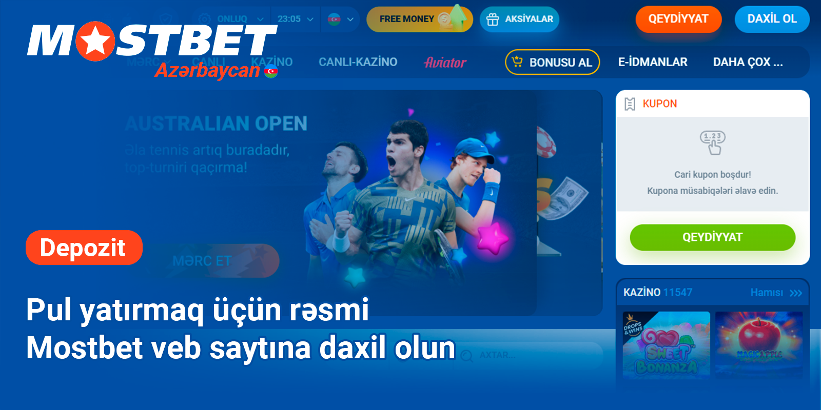 Mostbet Azərbaycana baş çəkin