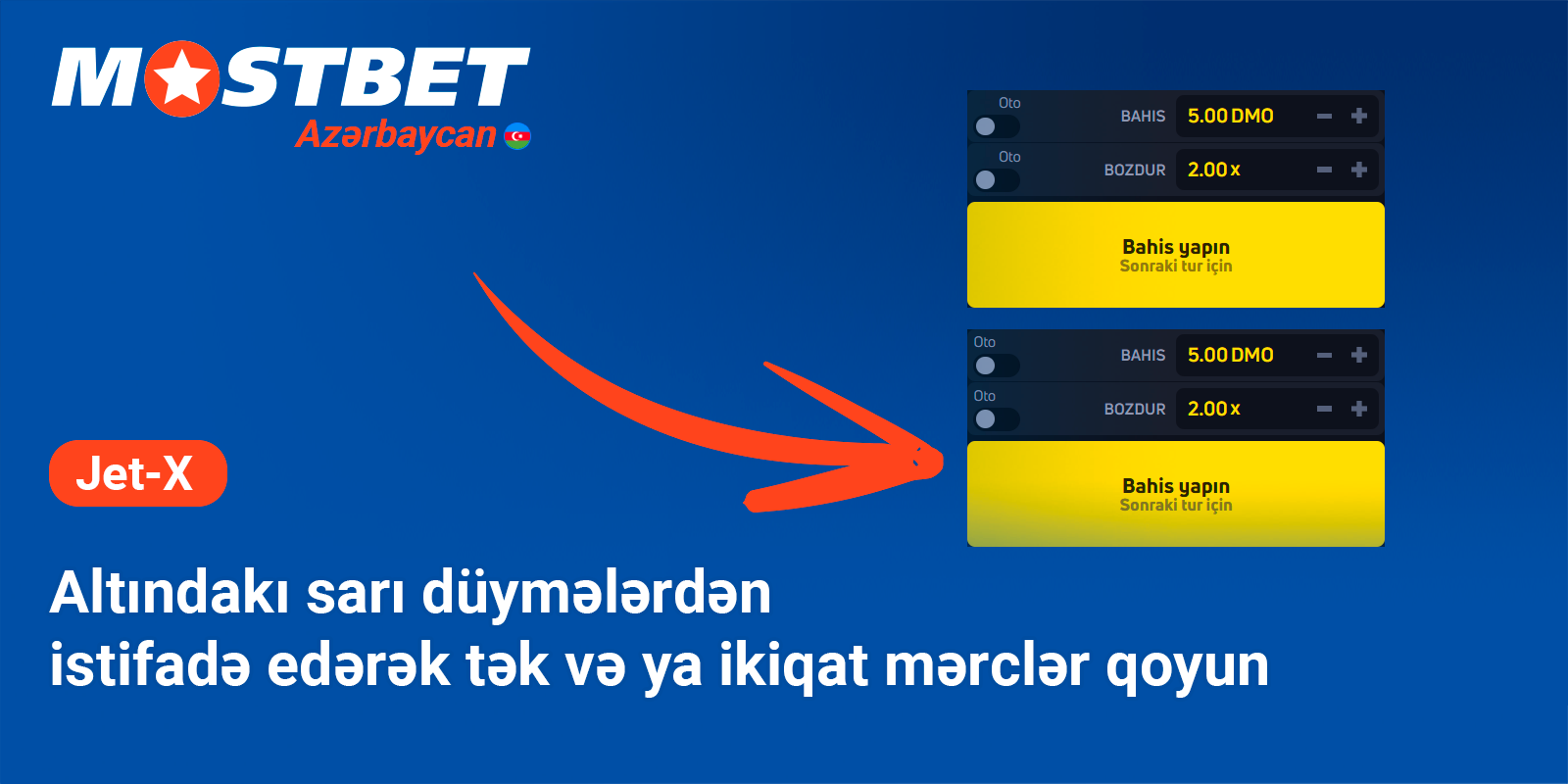 Tək və ya Cüt mərcləri yerləşdirin - Mostbet
