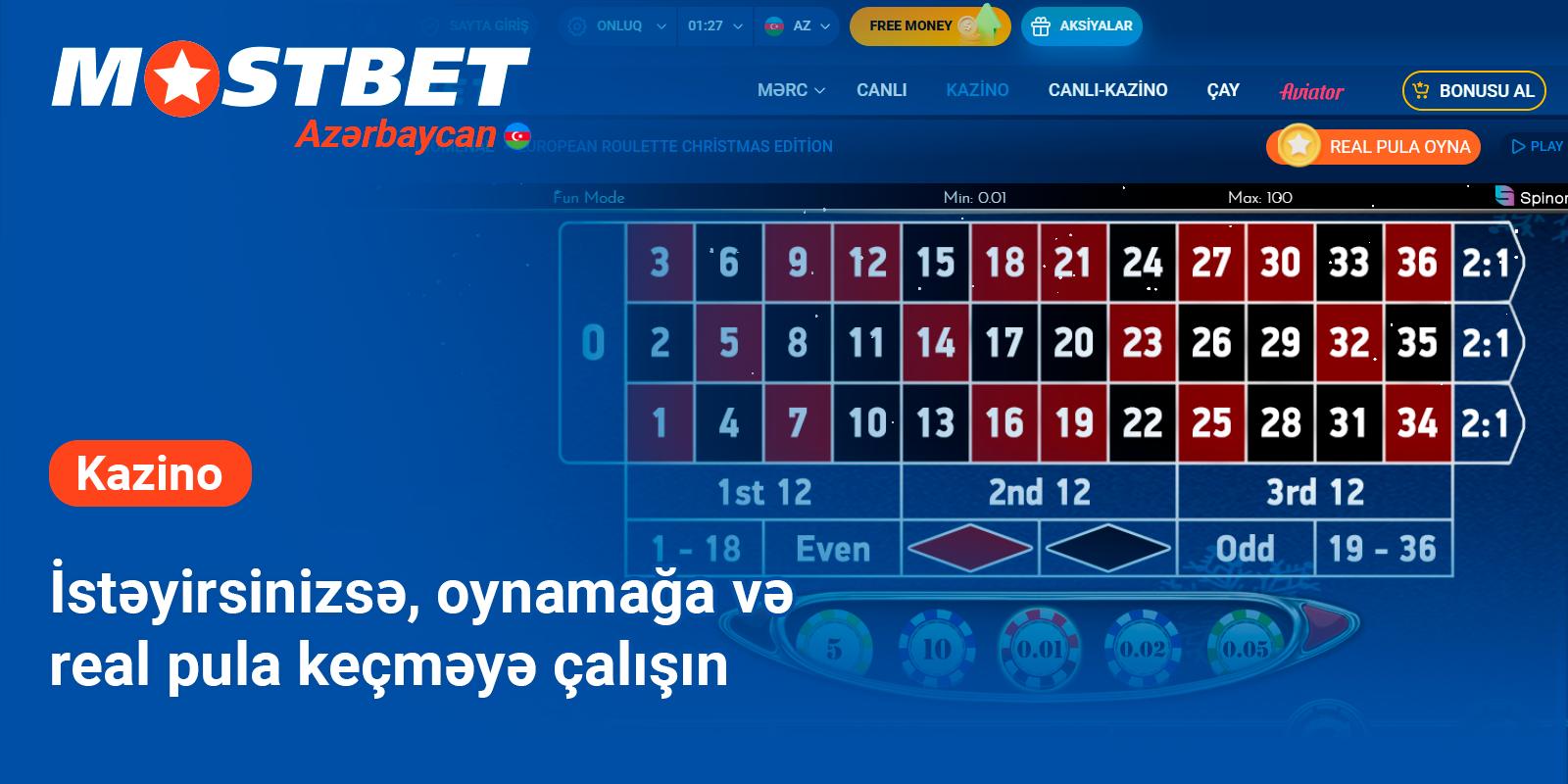 Demo rejimində Mostbet Casino oyunlarını oynamağa və real pula keçməyə çalışın