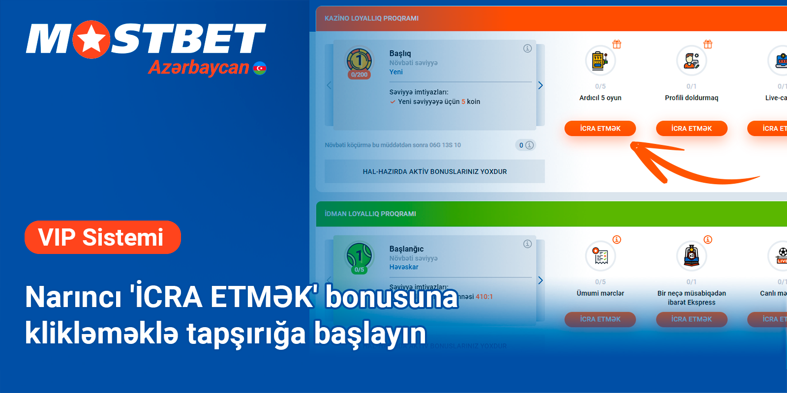Mostbet VIP proqramında səyahətinizə başlamaq üçün tapşırığı seçin, bir neçə bonus xal qazanın
